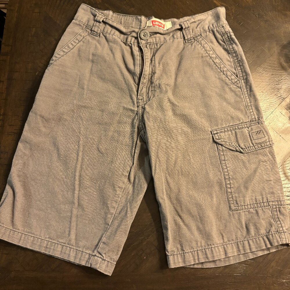 Levi's Boys Grey Cargo Short - Size 12 (MISC)